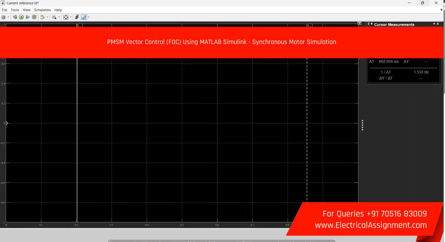 PMSM Vector Control (FOC) Using MATLAB Simulink - Synchronous Motor Simulation screenshot 4